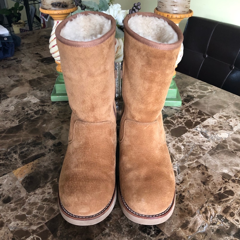 AUTH UGG’s Suede Cognac RARE STYLE EXC COND 6/6.5